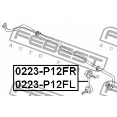 0223-P12FR FEBEST Тяга / стойка, стабилизатор