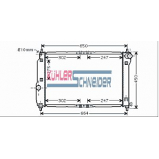 5200471 KUHLER SCHNEIDER Радиатор, охлаждение двигател