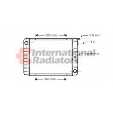 59002050 VAN WEZEL Радиатор, охлаждение двигателя