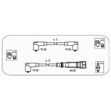 ABM73 JANMOR Комплект проводов зажигания