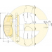 6134699 GIRLING Комплект тормозных колодок, дисковый тормоз