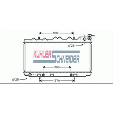1618101 KUHLER SCHNEIDER Радиатор, охлаждение двигател