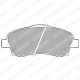 LP1786<br />DELPHI<br />Комплект тормозных колодок, дисковый тормоз
