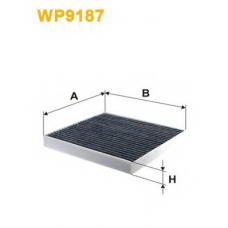 WP9187 WIX Фильтр, воздух во внутренном пространстве