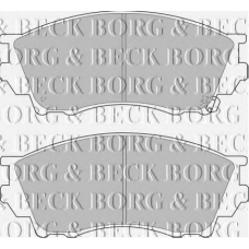 BBP1356 BORG & BECK Комплект тормозных колодок, дисковый тормоз