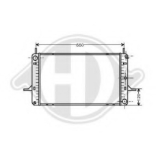 8502828 DIEDERICHS Радиатор, охлаждение двигателя