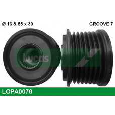 LOPA0070 TRW Механизм свободного хода генератора