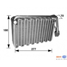 8FV 351 210-431 HELLA Испаритель, кондиционер