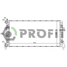 PR 9504A5 PROFIT Радиатор, охлаждение двигателя