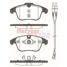 1170773 METZGER Комплект тормозных колодок, дисковый тормоз