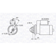 063216884010 MAGNETI MARELLI Стартер