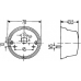 2SB 001 259-261 HELLA Задний фонарь; Задний фонарь