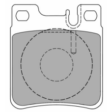 FBP-1100 FREMAX Комплект тормозных колодок, дисковый тормоз