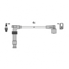 134121 HITACHI Комплект проводов зажигания