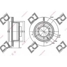 BD2193 DJ PARTS Тормозной диск