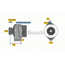 0 986 049 000 BOSCH Генератор