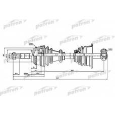 PDS1397 PATRON Приводной вал
