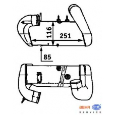 8ML 376 723-271 HELLA Интеркулер