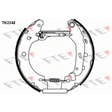 TK2248 FTE Комплект тормозных колодок