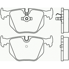 P 06 020 BREMBO Комплект тормозных колодок, дисковый тормоз