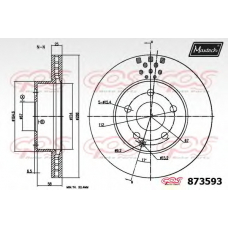 873593.6060 MAXTECH Тормозной диск