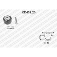 KD452.20 SNR Комплект ремня грм