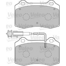 598859 VALEO Комплект тормозных колодок, дисковый тормоз