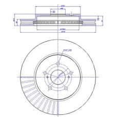142.1265 CAR Тормозной диск