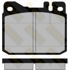 PA379 BRAKE ENGINEERING Комплект тормозных колодок, дисковый тормоз