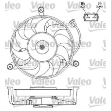 696043 VALEO Вентилятор, охлаждение двигателя