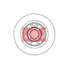 203963 NK Тормозной диск