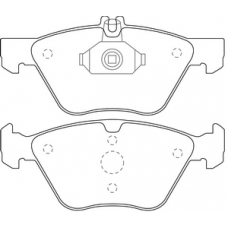 PN-0166 JNBK Колодки тормозные