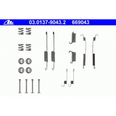 03.0137-9043.2 ATE Комплектующие, тормозная колодка