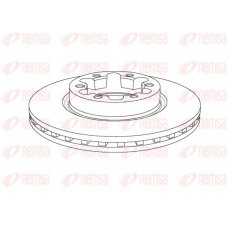 NCA1145.20 KAWE Тормозной диск