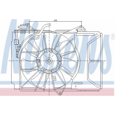85328 NISSENS Вентилятор, охлаждение двигателя