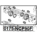 0175-NCP90F FEBEST Ремкомплект, тормозной суппорт