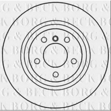 BBD5300 BORG & BECK Тормозной диск