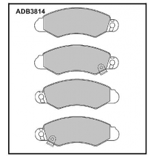 ADB3814 Allied Nippon Тормозные колодки