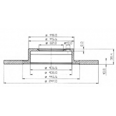 BDC3167 QUINTON HAZELL Тормозной диск