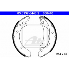 03.0137-0440.2 ATE Комплект тормозных колодок