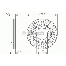 0 986 479 359 BOSCH Тормозной диск