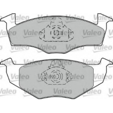 598302 VALEO Комплект тормозных колодок, дисковый тормоз