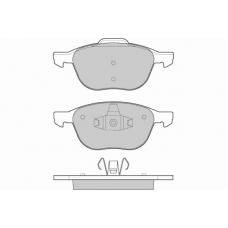 12-1133 E.T.F. Комплект тормозных колодок, дисковый тормоз