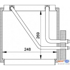 8FV 351 210-141 HELLA Испаритель, кондиционер