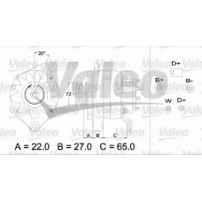 436348 VALEO Генератор