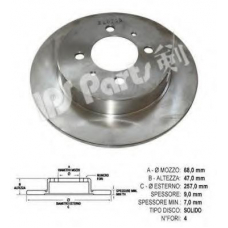 IBP-1126 IPS Parts Тормозной диск