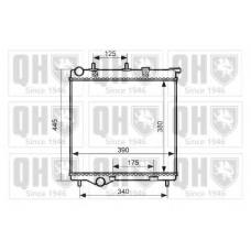 QER2489 QUINTON HAZELL Радиатор, охлаждение двигателя