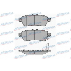 AC890883D AC Delco Комплект тормозных колодок, дисковый тормоз