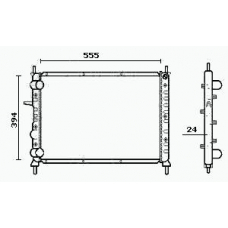 RM0473 EQUAL QUALITY Радиатор, охлаждение двигател