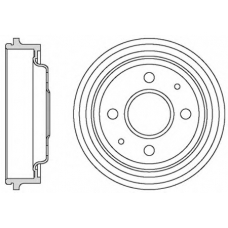 VBD674 MOTAQUIP Тормозной барабан